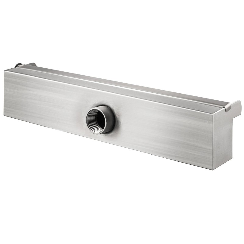 Vesiputoussuuutin ruostumattomasta teräksestä 30x11,5x8cm monivärinen valolista liittimellä kaukosäätimellä