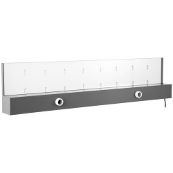 Akryylinen vesiputousallas 89x20x8 cm LED-valonauha 17 väriä kaukosäädin