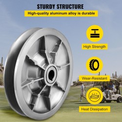 Päävetokytkin alumiiniseos hopea sopii FE350 bensiinikärryihin 1998 eteenpäin