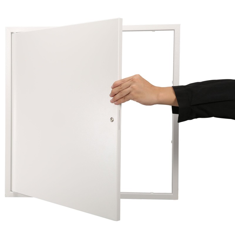 Huoltoluukku sinkitty teräslevy 613x613 mm kipsilevyseinille ja katoille