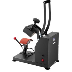 Lippalakkaprässi valualumiininen kaareva lämmitysalusta teflonpinnoite digitaalinen ajastin