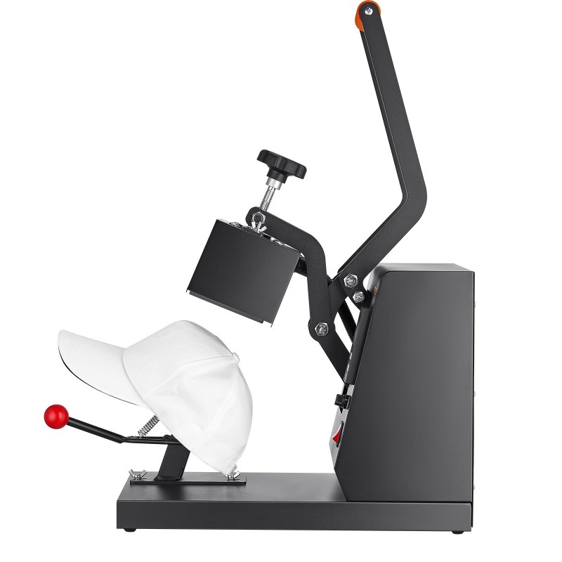 Lippalakkien lämpöprässi 4 vaihdettavaa kaarevaa lämmitysalustaa teflonpinnoitettu lämpölevy digitaalinen ajastin