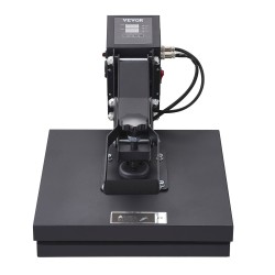 Lämpöprässi 38 x 38 cm Teflon-pinnoitettu 1200W silikonipehmuste tekstiilien siirtokuvapainatukseen