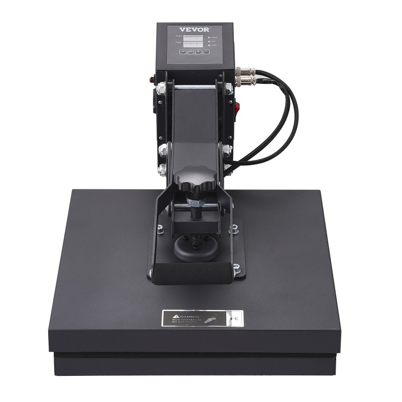 Lämpöprässi 38 x 38 cm Teflon-pinnoitettu 1200W silikonipehmuste tekstiilien siirtokuvapainatukseen