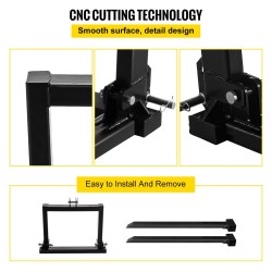 Trukkipiikkasarja kolmipistekiinnityksellä teräs 997,9 kg kantavuus luokka 1 ja 2 traktoreille