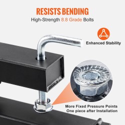 Trukkipiikit kauhaan kiinnitettävät 907 kg kantavuus 760 mm piikin pituus