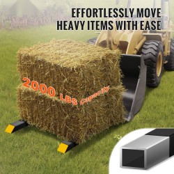 Puristinmalliset trukkipiikit kauhaan kiinnittyvät teräs 907 kg 1090 mm