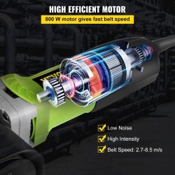 Putkihiomakone ruostumatonta terästä 800 wattia 180 millimetrin kuusiportainen nopeussäätö