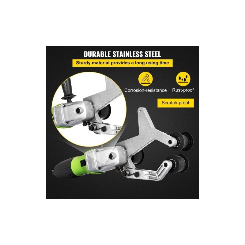 Putkihiomakone ruostumatonta terästä 800 wattia 180 millimetrin kuusiportainen nopeussäätö