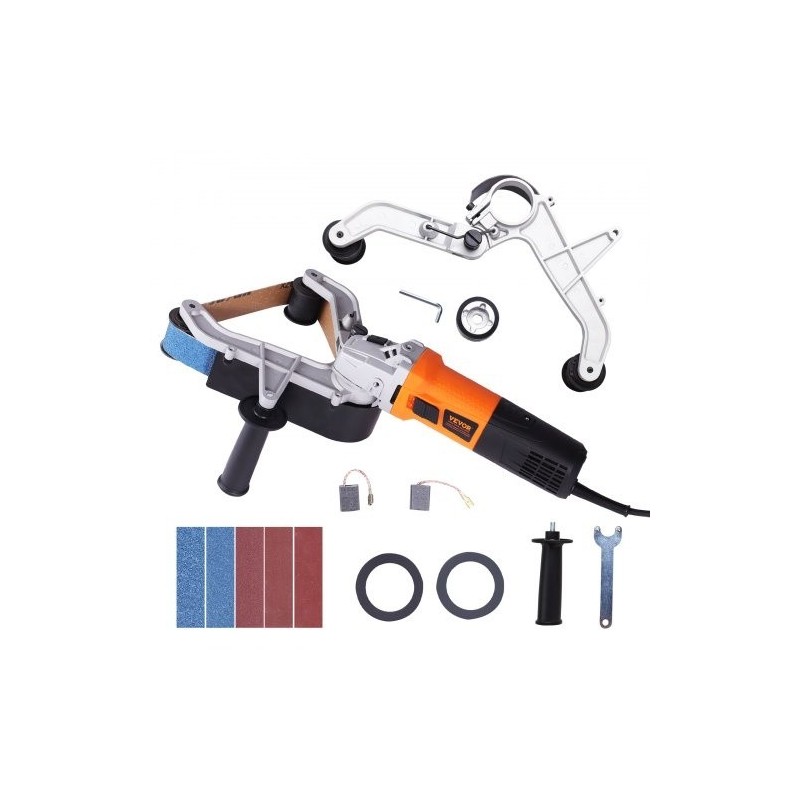 Putkihihnahiomakone 1300W alumiiniseosrunko 50 hiomanauhaa kuusi nopeustasoa