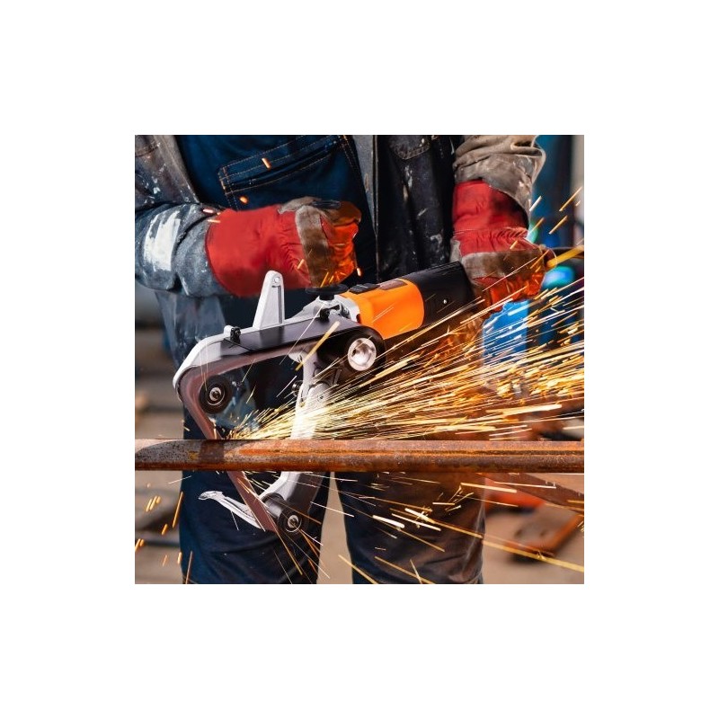 Putkihiomakone 1300 W 6-portainen nopeudensäätö alumiiniseosrunko 3 hiomanauhaa