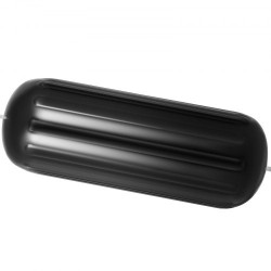 Vinyyliset rivatut veneen törmäyspuskurit 10 x 28 tuumaa 4 kpl keskireiällä musta