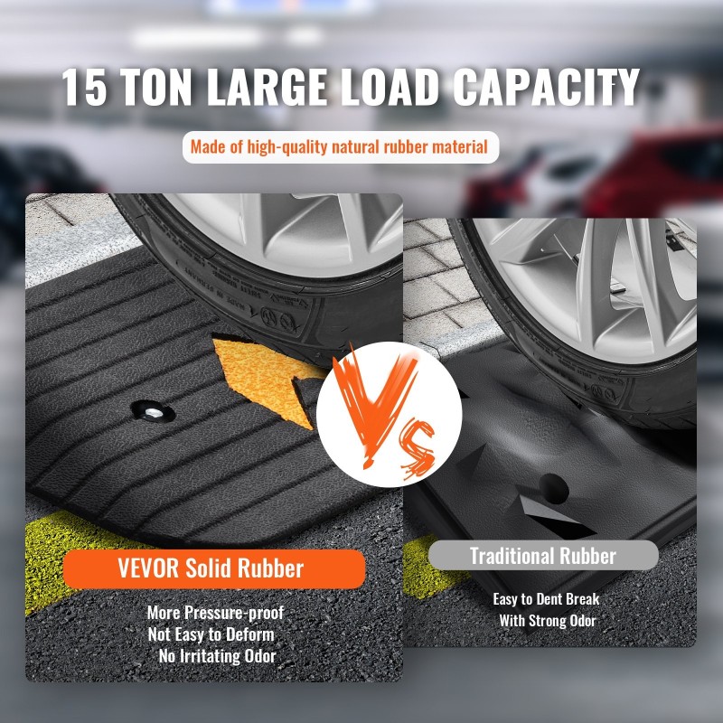 Kuminen kynnysramppi 113x24,1x2,5cm 1kpl 15t kantavuus pyörätuoleille