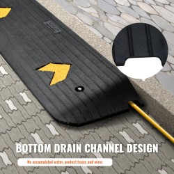 Kuminen kynnysramppi 113x24,1x2,5cm 1kpl 15t kantavuus pyörätuoleille