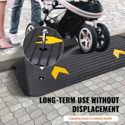 Kuminen kynnysramppi 110x32x3,8 cm kantavuus 15000 kg