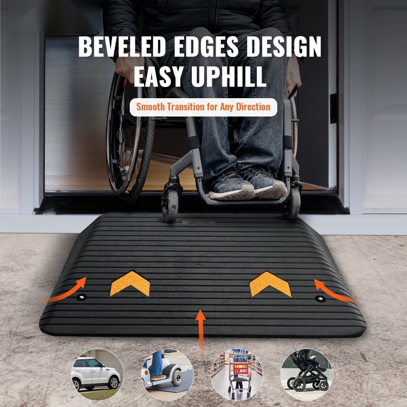 Kuminen kynnysramppi 10,2 cm nousu 15 tonnia 1 kpl oviaukoille