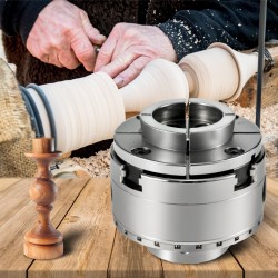 Sorvin istukka teräs 100 mm 4-leukainen itsesäätyvä puuntyöstöön sovitin työkalulaukku