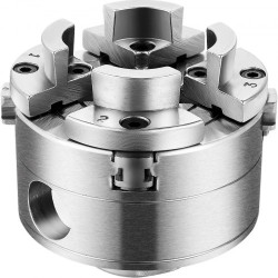 Teräksinen puusorvin istukka halkaisija 69 85 millimetriä nelileukainen itseään keskittävä 1 tuuman kierre