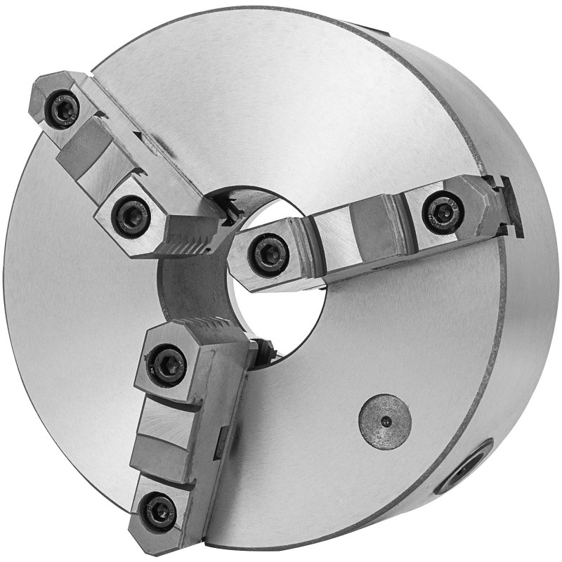 Sorvin istukka 3-leukainen 200 mm karkaistu teräs itse-keskittyvä käännettävillä leuoilla