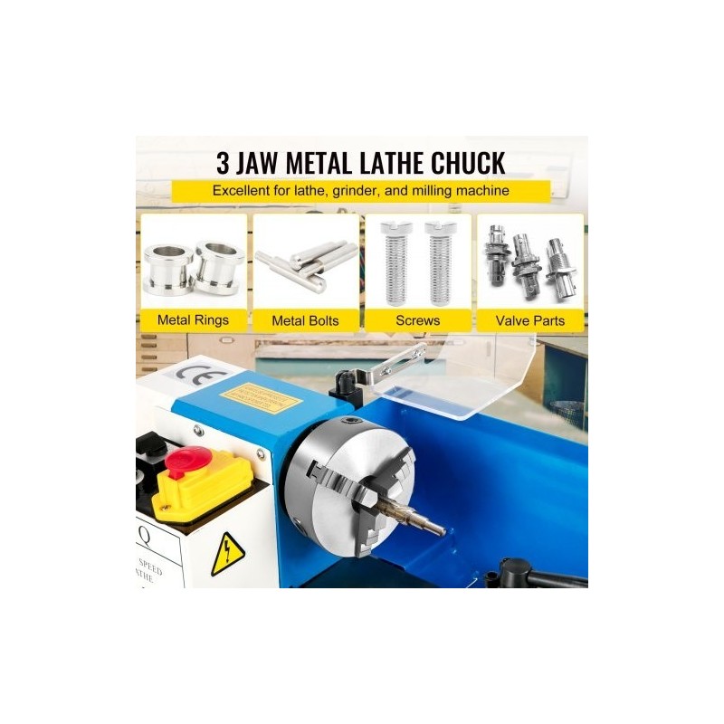 Sorvin istukka karkaistu teräs 100 mm kolmeleukainen itsekeskittyvä kaksi leukasarjaa