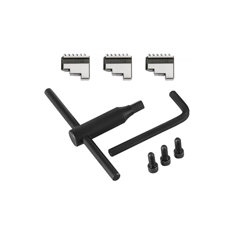 Sorvin istukka karkaistu teräs 100 mm kolmeleukainen itsekeskittyvä kaksi leukasarjaa