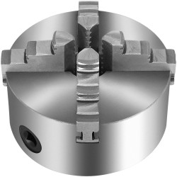 Sorvin istukka nelileukainen itsestään keskittävä valurautainen runko 125 mm teräsleuat