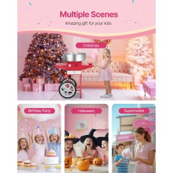 Sähköinen hattarakone kärryllä 52 cm ruostumaton teräskulho 1000 wattia säilytyslaatikko punainen