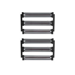 Infrapuna maalinkuivauslamppu 3000 W kaksi kolmen pään lamppusarjaa 120x100 cm paistoala