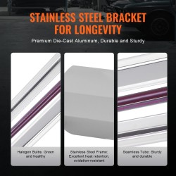 Infrapuna-maalinkuivauslamppu 3000 W kaksi kolmen pään lamppusarjaa 120x100 cm paistoala