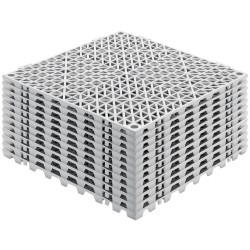 Viemäröintilaatat PVC toisiinsa lukittuvat 30 x 30 cm 12 kpl