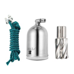 Magneettipylväsporakone metallille 980 watin 35 millimetrin poraushalkaisija 10000 newtonin pitovoima