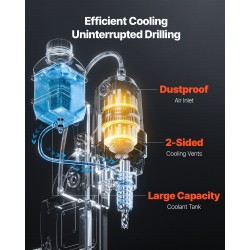 Magneettiporakone 1300 watin kannettava metallipinnoille 40 millimetrin poraushalkaisija 13000 newtonin pitovoima