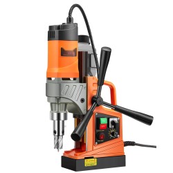 Magneettiporakone 1450W moottorilla 10 portainen nopeudensäätö 40 mm maksimiporaushalkaisija 2 ydinporanterää