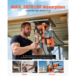 Magneettiporakone 1450W holkkoporaus 50 mm 6 holkkoporia portaaton nopeudensäätö metallipinnoille