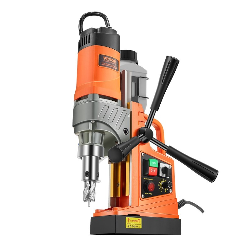 Magneettiporakone 1450W holkkoporaus 50 mm 6 holkkoporia portaaton nopeudensäätö metallipinnoille