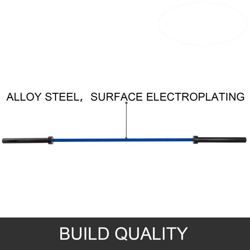 Painonnostotanko seosteräksinen 2 metriä 15 kiloa laakeroidut hihat 50 millimetriä