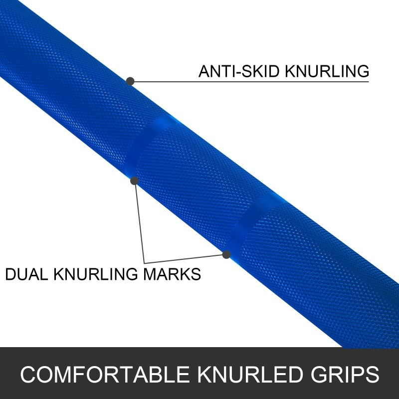 Painonnostotanko seosteräksinen 2 metriä 15 kiloa laakeroidut hihat 50 millimetriä