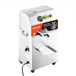 Sähköinen sokeriruokomehustin 800 wattia 3 ruostumatonta telaa 300 kilogrammaa tunnissa pyörillä