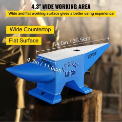 Teräsalasin pudotustaottu 30 kg pyöreä ja tasainen sarvi seppätyöhön