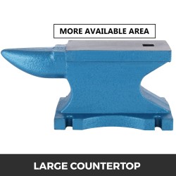 Alasin valurautainen 45 kg yhden sarven neliöreiällä metalliseppien käyttöön