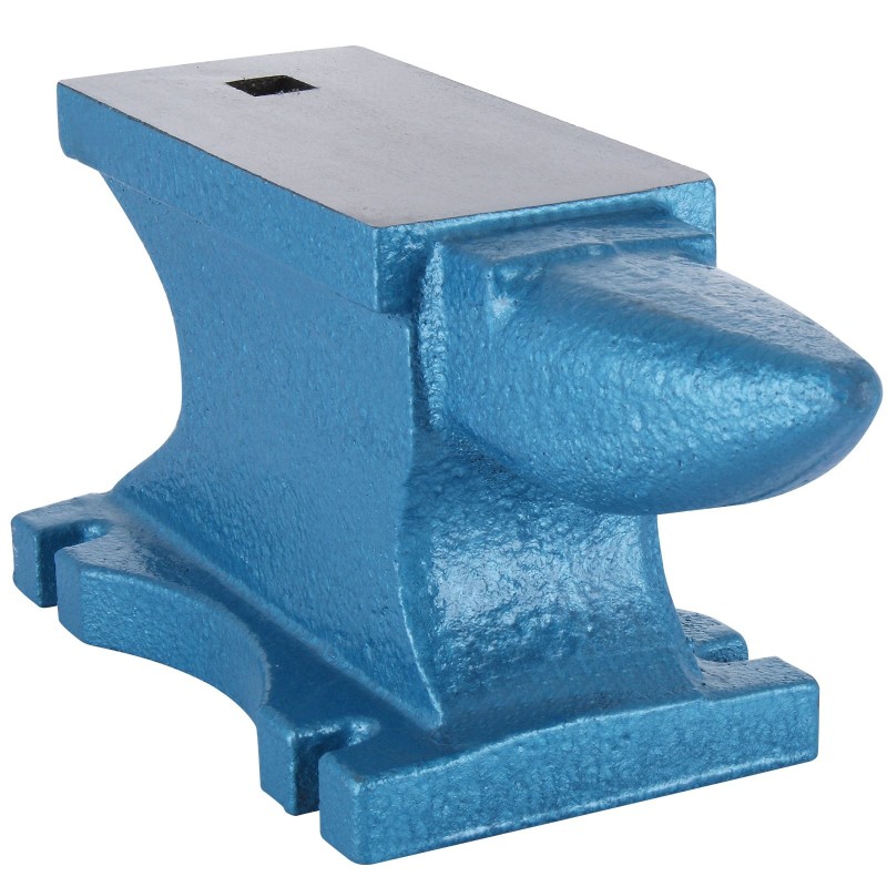 Alasin valurautainen 45 kg yhden sarven neliöreiällä metalliseppien käyttöön