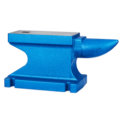 Valurautainen alasin 55 paunaa pyöreällä sarvella neliöreiällä hiottu pinta