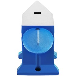 Teräsalja 50 kg sininen taontaan kaksi sarvea pyöreä reikä