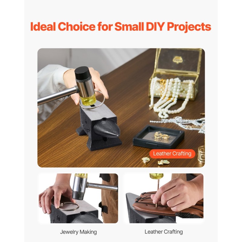 Teräsalasin 10 kg karkaistu kovuus 55 HRC kaksi sarvea leveä työtaso