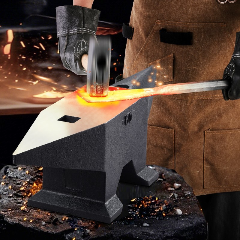 Alasin valuteräksinen kuudenkymmenen kilon pyöreä sarvi suuri työtaso vankka jalusta