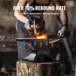 Lontoo-tyylinen valuteräksinen yksisarvinen alasin kolmekymmentä kiloa pyöreä ja neliömäinen reikä