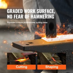 Lontoo-tyylinen valuteräksinen yksisarvinen alasin kolmekymmentä kiloa pyöreä ja neliömäinen reikä