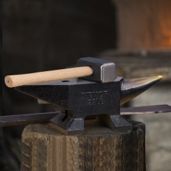 Yksisarvialasin valuteräksinen 10 kg italialaistyylinen työpinta 260x82 mm vakaa jalusta