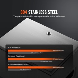Sähkökotelo 304-ruostumattomasta teräksestä 40x30x25 cm IP66 seinäkiinnitys sisä- ja ulkokäyttöön