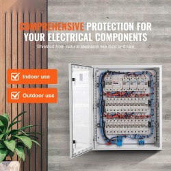 Sähkökotelo lasikuituvahvisteinen muovi 50x40x20 cm seinään asennettava IP66